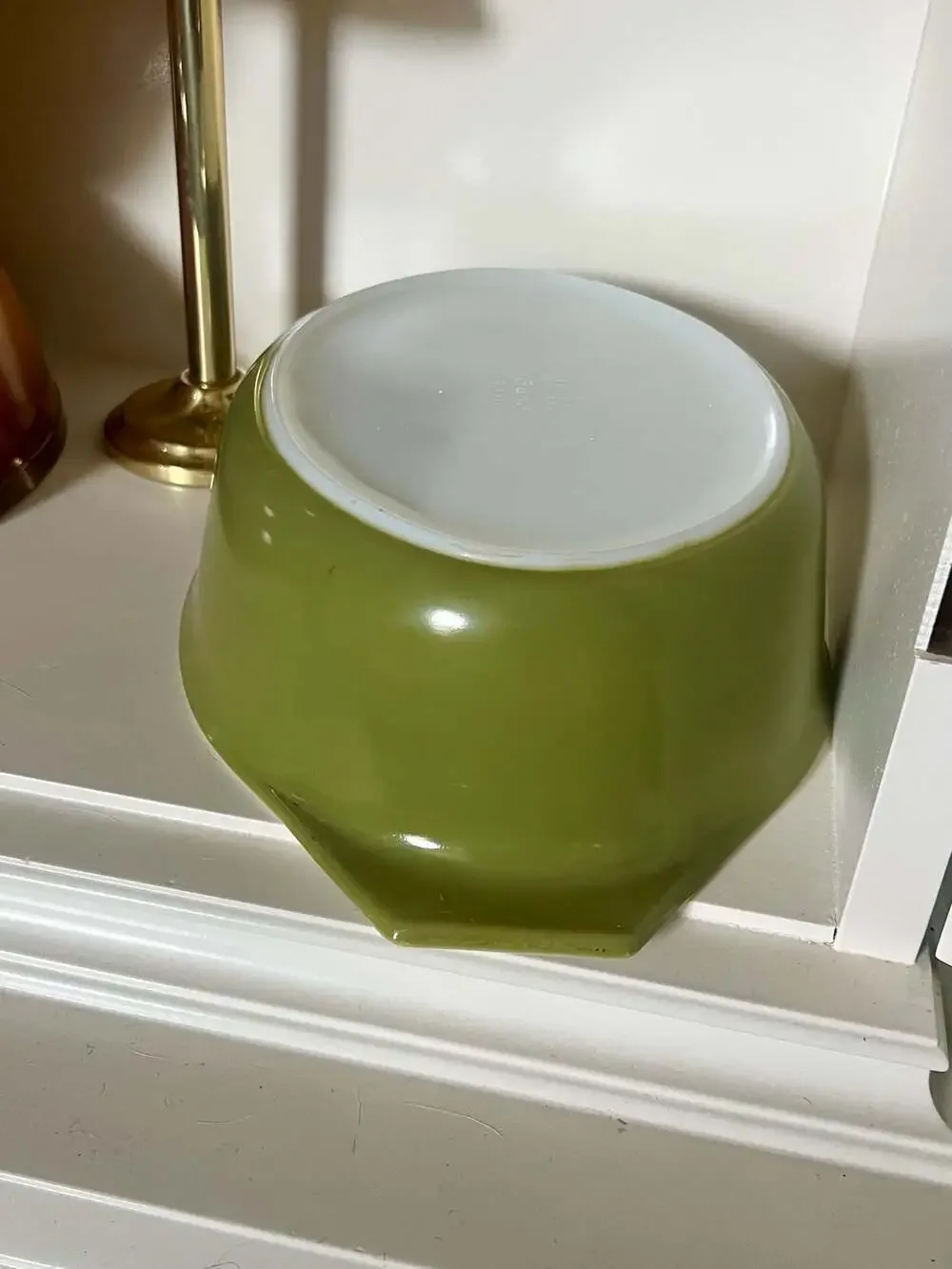 Vintage Pyrex Verde Avocado Green large casserole dish